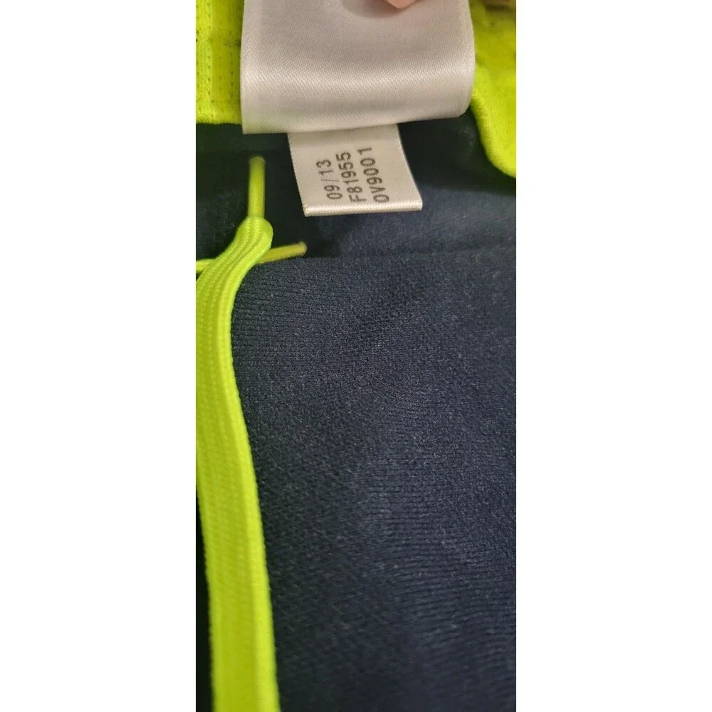 Adidas Navy Blue Performance Sweatpants Large Men's Blue Stripes Side ACTIVE